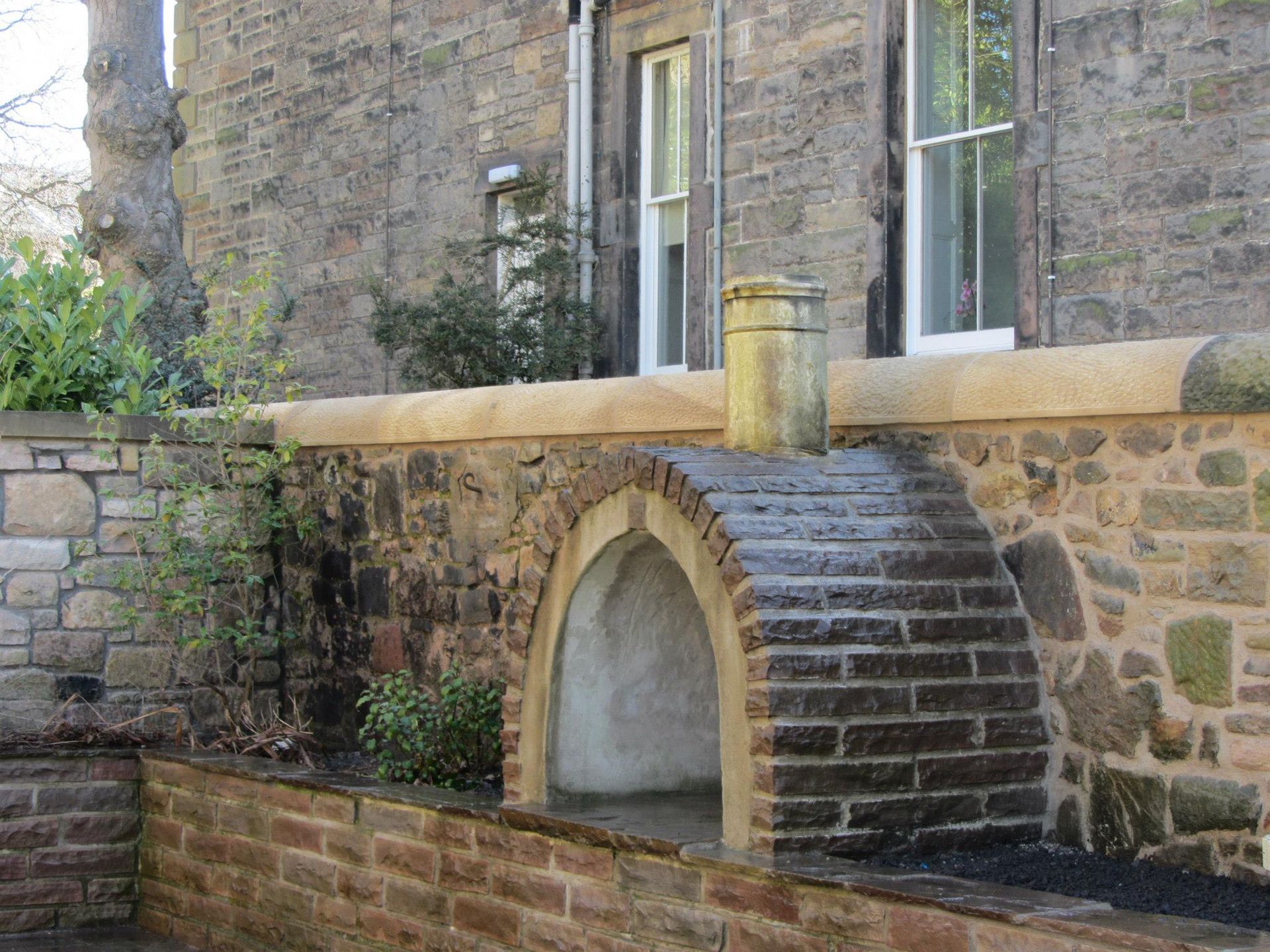 Intricate traditional Scottish stonework by IMC Stonemasons Limited in Edinburgh.