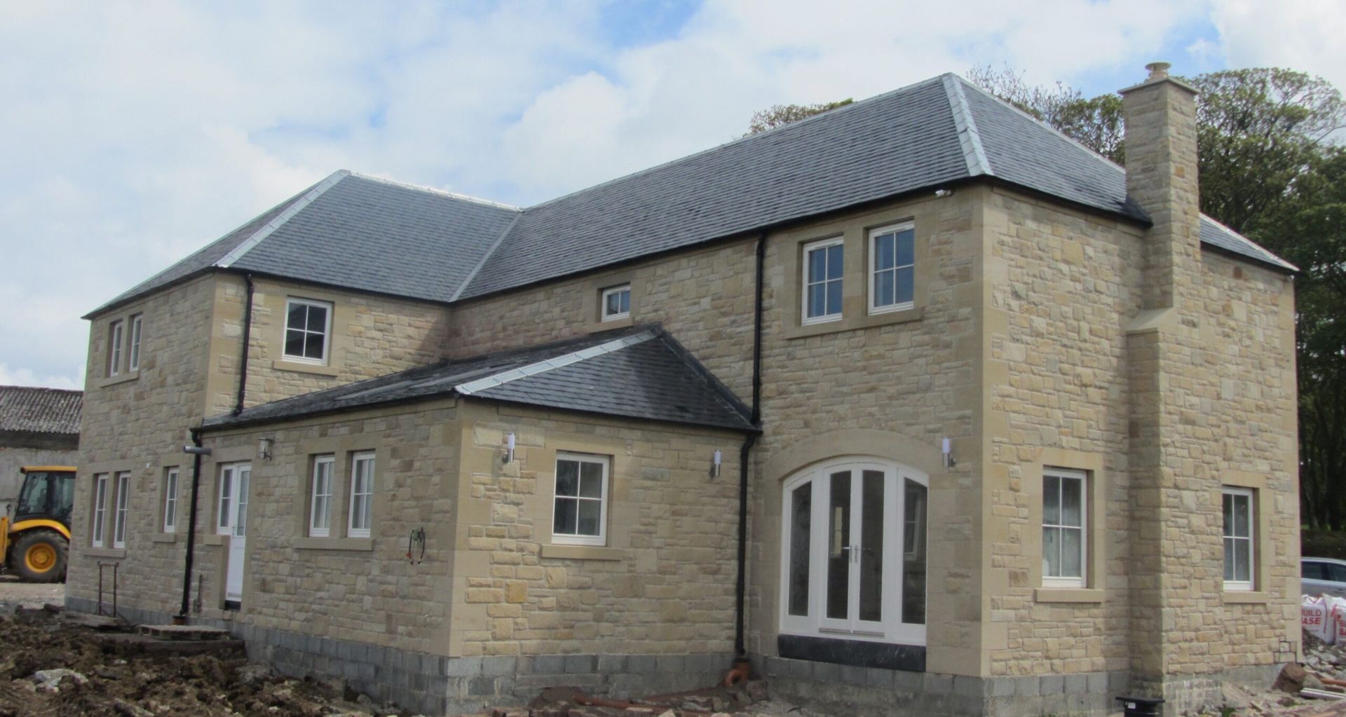 Traditional Edinburgh stone masonry for historic and modern building restoration, crafted by IMC Stonemasons Limited.